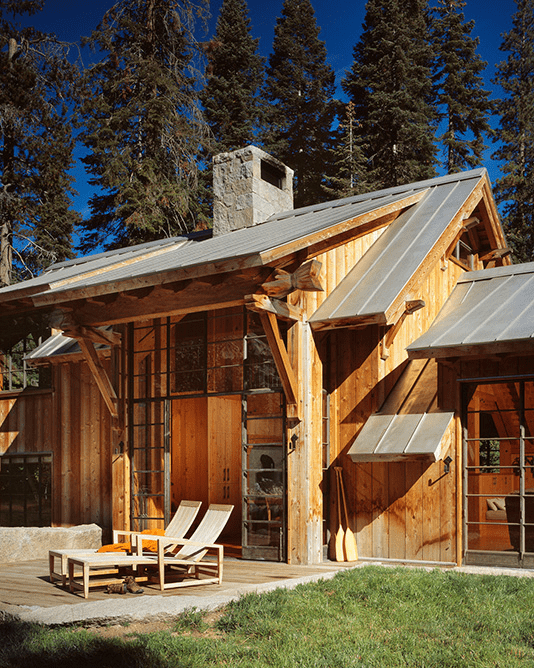 Casa de montaña remota
