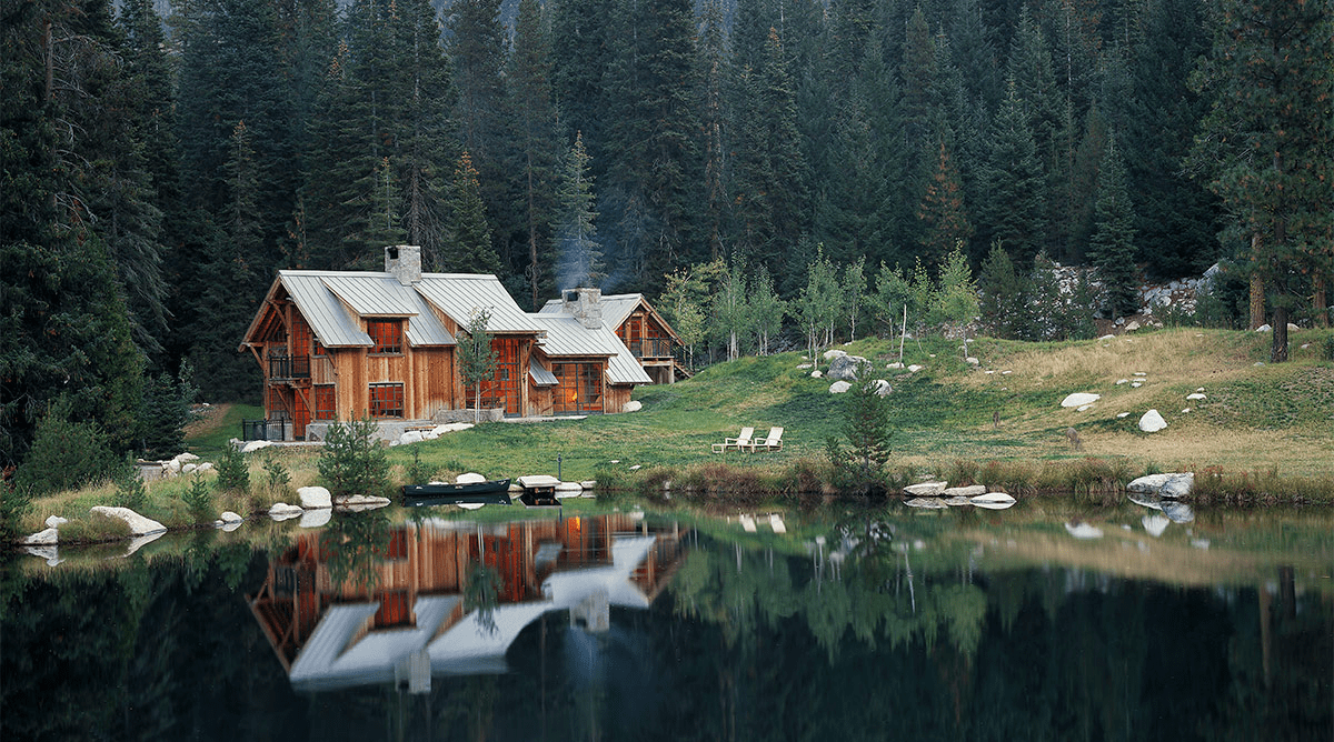 Casa de montaña remota